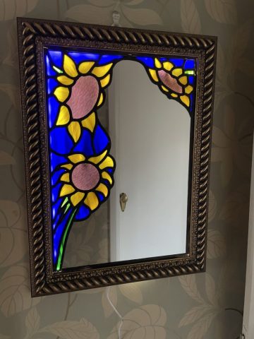 Van Gogh mirror with lighting